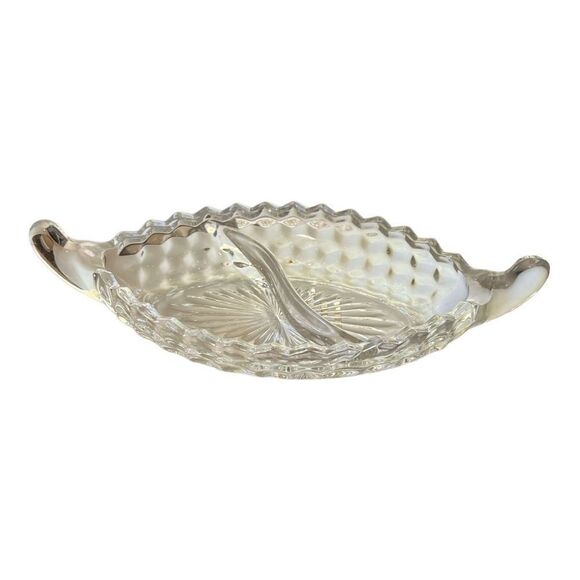 Anchor Hocking dividend relish or pickle dish
In Colonie, cube pattern, vintage - Picture 2 of 2